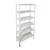 Alija 72 x 35 x 15 Inch 6 Shelves 30-50 kg Load Capacity Per Shelf Multipurpose Storage Rack (24 Gauge Shelves & 18 Gauge Angle)
