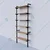 ALIJA 72 x 36 x 12 Inch 6 Shelf Slotted Angle Pipe Rack for Multipurpose Uses