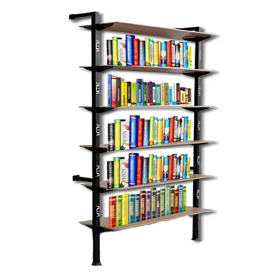 ALIJA 72 x 36 x 12 Inch 6 Shelf Slotted Angle Pipe Rack for Multipurpose Uses