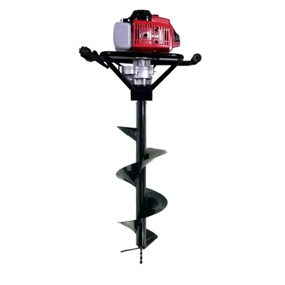 RBD 72-cc Petrol Operated Earth Auger / Post hole digger with 10 inch Auger Bit (with 2-Year Warranty)