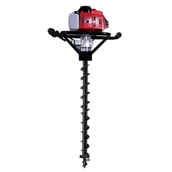 RBD 72-cc Petrol Operated Earth Auger  / Post hole digger with 2 inch Auger Bit (with 2-Year Warranty)