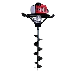 RBD 72-cc Petrol Operated Earth Auger / Post hole digger with 6 inch Auger Bit (with 2-Year Warranty)