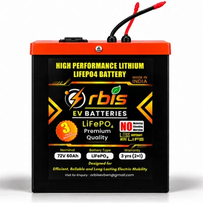 Premium Quality 72V 60Ah 4.2kWh LFP Lithium Ferro Phosphate Battery Pack 180-200km Mileage High Safety Thermal Stability