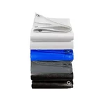 ZN Global 750 GSM 12 feet x 10 feet Nylon Fabric, PVC Coated, UV Protected, Waterproof Tarpaulin Sheet