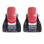  Suwas Trolley 2 Pieces 6 x 2 Inch Polyurethane 750 Kg Load Capacity Fixed Caster Wheel | 6 Month Warranty