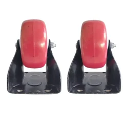  Suwas Trolley 2 Pieces 6 x 2 Inch Polyurethane 750 Kg Load Capacity Fixed Caster Wheel | 6 Month Warranty