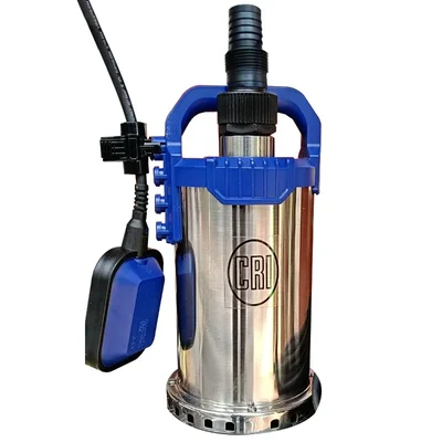 CRI 1 Hp, 32mm 1Phase Submersible Sewage & Drainage Pump With 10mtr Cable & Float Switch (MSD750) - 1 Year Warranty