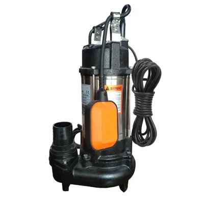 Heavy Duty 1Hp Single Phase Copper Winding Dewatering Sewage Submersible Pump with Float Switch - 1 Year Warranty