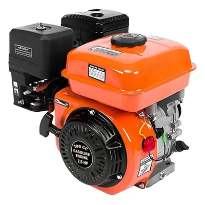 Heavy Duty 196CC 7.5 HP 4 Stroke Single Cylinder Air Cooled Recoil Start Petrol Engine With 3.5L Fuel Tank