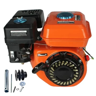Premium Quality 212CC 7.5Hp 4 Stroke Single Cylinder Air Cooled Recoil Start Petrol Engine, 3.5L Fuel Tank