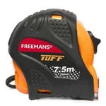 Freemans 7.5 Meter Heavy-Duty Tape Measure with Dura Coat, Rubber Grip & Front Lock TU7525