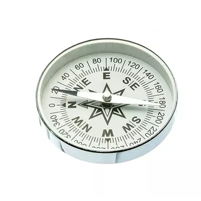 WKM 75 mm Dia Aluminium and Glass Magnetic Compass KTN495 (Pack of 2)