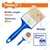 Wadfow 2 Pcs 75 mm Paint Brush for Oil Based Paint with Plastic Handle and 45mm Bristles for Smooth Coverage (WPB1903)