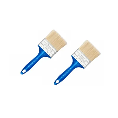 Wadfow 2 Pcs 75 mm Paint Brush for Oil Based Paint with Plastic Handle and 45mm Bristles for Smooth Coverage (WPB1903)