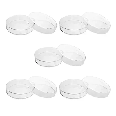 Bello 25pcs Polypropylene Petri Dish 75mm/ Sterile Bacterial Culture Dish