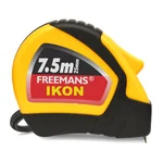 Freemans IKON 7.5m Auto-Lock Professional Steel Measuring Tape Pack with Rust-Proof Dura-Coat Blade, IK7525