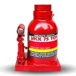 Heavy Duty 75 Ton Hydraulic Bottle Jack for Trucks, Lorry, and Industrial Equipment - 465 mm Max. Lifting Height