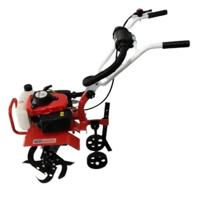 Heavy Duty 78 CC 4 Stroke Mini Power Tiller With 15 Inch (38.1 cm) Rotavator