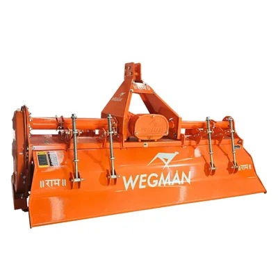 Wegman 8 Feet Rotavator (Semi Champion Plus) with 60 Blades Suitable for 45 HP to 60 HP Tractors(Type-Gear Box - Multi Speed)