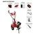 Heavy Duty 7HP Petrol Power Weeder Gear Drive with PTO Shaft