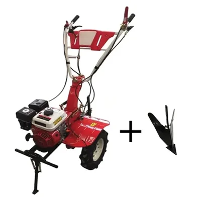 Heavy Duty 7 HP Petrol Power Tiller Gear Drive with Ridger, PTO Shaft with Free Accessories