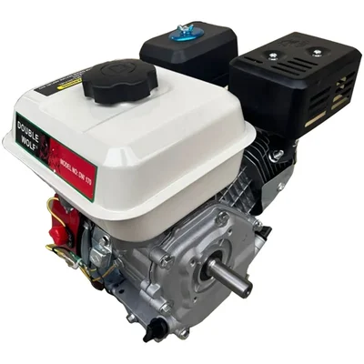 Double Wolf 212CC 7Hp 4 Stroke Single Cylinder Air Cooled Recoil Start Petrol Engine With Accessories, 3.5L Fuel Tank