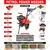 Mitsuyama MY-370G, 7 Hp 4 Stroke Petrol Power Weeder For Agriculture