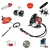 Heavy Duty 2 Stroke 52cc 7 in 1 Multi Attachment Backpack Brush Cutter With Chainsaw, Hedge Trimmer, Flat & Round Tiller Attachment