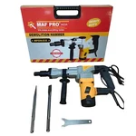 Maf Pro 2500 Watt 7 Kg Demolition Hammer with SDS Max Chisel(MPDH-835)