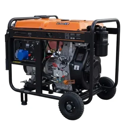 Premium Quality Industrial Diesel Generator 7.0kVA 498CC 12.5HP Electric Start with 5-in-1 VFT Meter & Wheels
