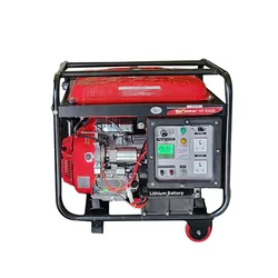 HPM 7 KVA Recoil & Self Start Portable Petrol Generator (HP-9500E) 