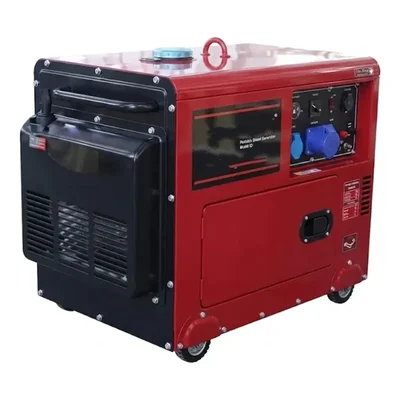 Premium Quality Silent Diesel Generator 7.0kVA 532CC 15HP Electric Start 15L Tank with 5-in-1 VFT Meter