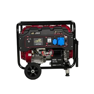 Heavy Duty 7 KVA Single Phase Recoil & Self Start Petrol Generator