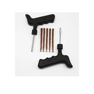 Premium Quality 7pcs Tyre Emergency Repair Kit for Motorcycle & Car 