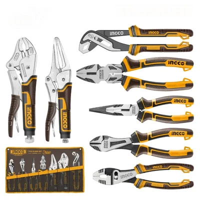 Ingco 7 Pcs Pliers Set for Electricians & DIY Projects (COS23036)