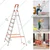 Houza Anti-Slip 8 Step Aluminium Foldable Ladder (HZ-AQUA-08-01)