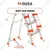 Houza Anti-Slip 7 Step Aluminium Foldable Ladder with Railing (HZ-WR-07-01)