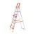 Houza Anti-Slip 7 Step Aluminium Foldable Ladder with Railing (HZ-WR-07-01)