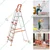 Houza Anti-Slip 7 Step Aluminium Foldable Ladder with Railing (HZ-WR-07-01)