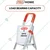 ProHome 7 Steps Foldable Aluminium Ladder (AQ-LAD-07) - 5 Year Warranty