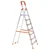 ProHome 7 Steps Foldable Aluminium Ladder (AQ-LAD-07) - 5 Year Warranty