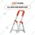 ProHome 7 Steps Foldable Aluminium Ladder With Hand Railing (LAD-WR-07) - 5 Year Warranty