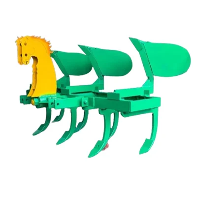 Made in India Horse Model 7 Tyne Cultivator + 3 Ridger Attachment for 18 HP to 40 HP Tractor 