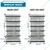 Premium Quality 6 Shelves (7 x 3 Feet) Display Rack Combo Of One Main Unit & One Add-On Unit