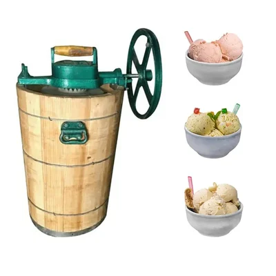Manual 8 Liters Kothi Ice Cream Machine