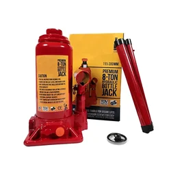 Premium Quality 8 Ton Capacity Hydraulic Bottle Jack For Passenger Car, SUV, Pickup Truck - Maximum Lifting Height 305 mm