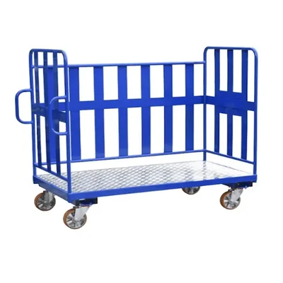 Suwas Trolley 800 kg Load Capacity Powder Coated Material Handling Trolley (SU-MHT-006)