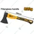 INGCO 800gm Drop-Forged Head Axe with Fiberglass Handle (HAX0208008)