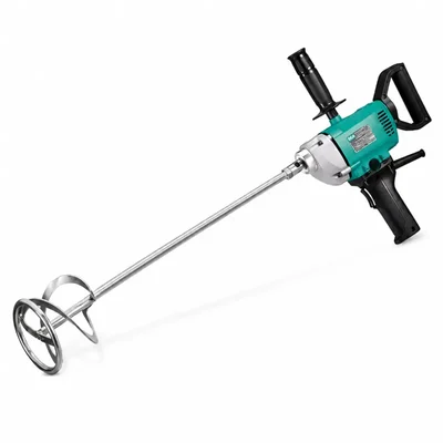 DCA 160mm 800W 220V 680 RPM 360-Degree D-Handle Electric Paint Cement Mixture AQU160