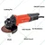 BSC Power 800W Copper Armature, 4 Inch Disc Diameter Angle Grinder (BSC-8800)